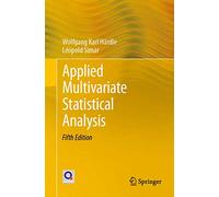 Applied Multivariate Statistical Analysis