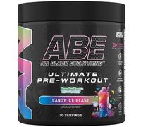 Applied Nutrition ABE Pre Workout - All Black Everything Pre Workout Powder, Energy & Physical Performance with Citrulline, Creatine, Beta Alanine (375g - 30 Servings) (Candy Ice Blast)