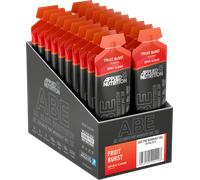 Applied Nutrition ABE Pre Workout Gel - All Black Everything Pre Workout Gel, Energy & Physical Performance with Citrulline, Creatine, Beta Alanine (20 x 60ml Gels) (Fruit Burst)