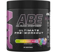 Applied Nutrition ABE Pre Workout Powder Sour Gummy Bear 375g | High-Energy Pre-Workout with Citrulline, Creatine & Beta-Alanine for Physical Performance - (30 Servings)