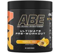 Applied Nutrition ABE Pre Workout Powder Tropical 375g | High-Energy Pre-Workout with Citrulline, Creatine & Beta-Alanine for Physical Performance - (30 Servings)