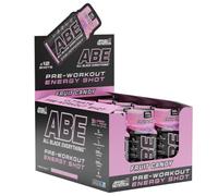 Applied Nutrition ABE Pre Workout Shots Fruit Candy 12 x 60ml | Ready-to-Drink Energy Shots with 200mg Caffeine per Shot, Beta-Alanine, Citrulline Malate & Vitamins B3 and B12