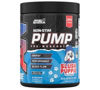 Applied Nutrition ABE Pump Pre Workout - All Black Everything Stim Free Pump Pre Workout Powder | Pump, Energy & Strength with Citrulline, Creatine, Beta-Alanine (500g - 40 Servings) (Slush Puppie)