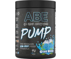 Applied Nutrition ABE Pump Pre Workout Stim Free Powder Blue Raspberry Flavour - 500g