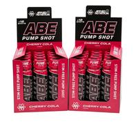Applied Nutrition ABE Pump Pre Workout Stim Free Shot Cherry Cola Flavour - 12 x 100ml (2 Packs)