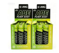 Applied Nutrition ABE Pump Pre Workout Stim Free Shot Citrus Twist - 12 x 100ml (2 Packs)