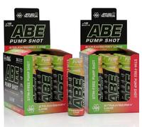 Applied Nutrition ABE Pump Pre Workout Stim Free Shot Strawberry Lime Flavour - 12 x 100ml (2 Packs)