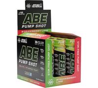 Applied Nutrition ABE Pump Pre Workout Stim Free Shot Strawberry Lime Flavour - 12 x 100ml
