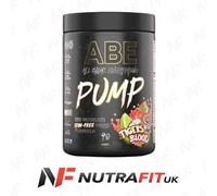 Applied Nutrition ABE Pump Pre Workout - All Black Everything Stim Free Pump Pre Workout Powder | Pump, Energy & Strength with Citrulline, Creatine, Beta-Alanine (500g - 40 Servings) (Tigers Blood)