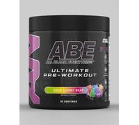 Applied Nutrition ABE Pre Workout - All Black Everything Pre Workout Powder, Energy & Physical Performance with Citrulline, Creatine, Beta Alanine (375g - 30 Servings) (Sour Gummy Bear)