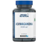 Applied Nutrition Ashwagandha KSM-66 - Premium Ashwagandha Herbal Supplement for Energy, Anxiety, Stress, Made in The UK (60 Capsules)