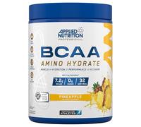 Applied Nutrition BCAA Powder - Branched Chain Amino Acids BCAAs Supplement, Amino Hydrate Intra Workout & Recovery Energy Drink (450g - 32 Servings) (Pineapple)
