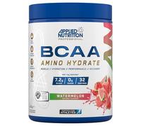 Applied Nutrition BCAA Powder - Branched Chain Amino Acids BCAAs Supplement, Amino Hydrate Intra Workout & Recovery Energy Drink (450g - 32 Servings) (Watermelon)