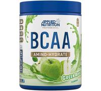 Applied Nutrition BCAA Powder - Branched Chain Amino Acids BCAAs Supplement, Amino Hydrate Intra Workout & Recovery Energy Drink (450g - 32 Servings) (Green Apple)