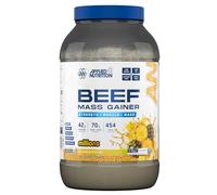 Applied Nutrition Beef Mass Gainer Protein Powder - 42g Beef Protein Isolate, High Calorie Weight Gainer Supplement, Lactose Free, Low Sugar (3.13kg - 25 Servings) (Pineapple Millions)