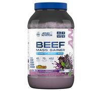 Applied Nutrition Beef Mass Gainer Protein Powder - 42g Beef Protein Isolate, High Calorie Weight Gainer Supplement, Lactose Free, Low Sugar (3.13kg - 25 Servings) (Blackcurrant Millions)