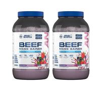 Applied Nutrition Beef-XP Mass Gainer Powder Frozen Berries - 3.13kg (2 Packs)