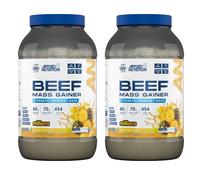 Applied Nutrition Beef-XP Mass Gainer Powder Pineapple Millions Flavour - 3.13kg (2 Packs)