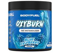 Applied Nutrition BodyFuel OxyBurn Thermogenic Powder - High Caffeine Fat Metaboliser with Green Tea L-Carnitine & Chromium, Energy Focus & Metabolism Support (300g - 30 Servings) (Blue Raspberry)