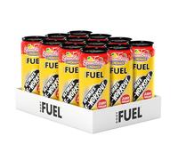 Applied Nutrition BodyFuel Pre Workout Energy Drink | Sugar Free, 200mg Caffeine, 1000mg Beta Alanine, 2000mg Citrulline, Vitamin B12 & B3 | (Pack of 12 Cans x 330ml) (Strawberry Lemonade)