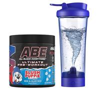 Applied Nutrition Bundle ABE Pre Workout 375g + Electric Shaker | All Black Everything Pre Workout Powder, Energy Drink, Physical Performance, Creatine, Beta Alanine, Caffeine (Slush Puppie)