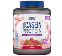 Applied Nutrition Casein Protein Powder - Micellar Casein Supplement, Slow Release Protein (1.8kg - 60 Servings) (Strawberry Cream)