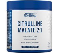 Applied Nutrition Citrulline Malate 2:1 | 3000mg per Serving Nitric Oxide Booster Amino Acid Powder Supports Muscle Recovery Improves Performance Vegan Gluten Free (300g - 100 Servings) (Unflavoured)