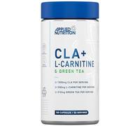 Applied Nutrition CLA + L-Carnitine & Green Tea - Fat Burner for Weight Loss, Energy & Metabolism Support (100 Capsules / 50 Servings)