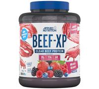 Applied Nutrition Beef XP - Clear Hydrolysed Protein Isolate, Fruit Juice Style, Dairy Free Beef Protein Powder, Lactose Free, Zero Sugar, Low Fat, 1.8kg - 60 Servings (Mixed Berry)