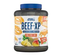 Applied Nutrition Clear Hydrolysed Beef Protein Isolate Powder, Fruit Juice Style, Dairy Free, Lactose Free, Zero Sugar, Low Fat, 1.8kg - 60 Servings (Tropical Vibes)