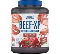 Applied Nutrition Beef XP - Clear Hydrolysed Beef Protein Isolate, Fruit Juice Style, Dairy Free Beef Protein Powder, Lactose Free, Zero Sugar, Low Fat, 1.8kg - 60 Servings (Cherry & Apple)