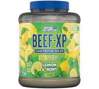 Applied Nutrition Beef XP - Clear Hydrolysed Protein Isolate, Fruit Juice Style, Dairy Free Beef Protein Powder, Lactose Free, Zero Sugar, Low Fat, 1.8kg - 60 Servings (Lemon & Mint)