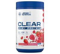 Applied Nutrition Clear Whey Isolate - Whey Protein Isolate, Refreshing High Protein Powder, Fruit Juice Style Flavours (Strawberry Raspberry) (875g - 35 Servings)
