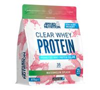 Applied Nutrition Clear Whey Isolate - Whey Protein Isolate, Refreshing High Protein Powder, Fruit Juice Style Flavours (Watermelon) (875g - 35 Servings)