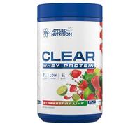 Applied Nutrition Clear Whey Isolate - Whey Protein Isolate, Refreshing High Protein Powder, Fruit Juice Style Flavours (Strawberry Lime) (875g - 35 Servings)