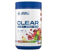 Applied Nutrition Clear Whey Isolate - Whey Protein Isolate, Refreshing High Protein Powder, Fruit Juice Style Flavours (Cherry & Apple) (875g - 35 Servings)