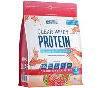 Applied Nutrition Clear Whey Isolate - Whey Protein Isolate, Refreshing High Protein Powder, Fruit Juice Style Flavours (Strawberry & Raspberry) (250g - 10 Servings)