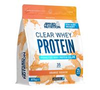 Applied Nutrition Clear Whey Protein Isolate, Clear Like Juice, 21g Protein, 35 Servings (Orange Squash), 875 g