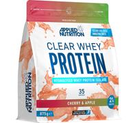 Applied Nutrition Clear Whey Isolate - Whey Protein Isolate, Refreshing High Protein Powder, Fruit Juice Style Flavours (Cherry & Apple) (875g - 35 Servings)