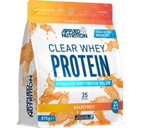 Applied Nutrition Clear Whey Isolate - Whey Protein Isolate, Refreshing High Protein Powder, Fruit Juice Style Flavours (Grapefruit) (875g - 35 Servings)