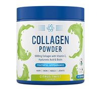 Applied Nutrition Collagen Powder - Citrus Twist Flavour - 5000mg Hydrolysed Bovine Flavoured Collagen Peptides with Vitamin C, Hyaluronic Acid & Biotin (165g - 30 Servings)