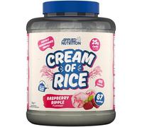 Applied Nutrition Cream of Rice - High Carbohydrate Cream of Rice Supplement, Source of Energy for Breakfast & Snacks, Easy to Digest, Low Sugar, Low Fat, Vegan, 2kg (Raspberry Ripple)
