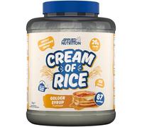 Applied Nutrition Cream of Rice - High Carbohydrate Cream of Rice Supplement, Source of Energy for Breakfast & Snacks, Easy to Digest, Low Sugar, Low Fat, Vegan, 2kg (Golden Syrup)