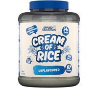 Applied Nutrition Cream of Rice - High Carbohydrate Cream of Rice Supplement, Source of Energy for Breakfast & Snacks, Easy to Digest, Low Sugar, Low Fat, Vegan, 2kg (Unflavoured)