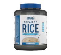 Applied Nutrition Cream of Rice - High Carbohydrate Cream of Rice Supplement, Source of Energy for Breakfast & Snacks, Easy to Digest, Low Sugar, Low Fat, Vegan, 2kg (Unflavoured)