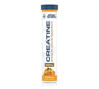 Applied Nutrition Creatine Effervescent Tablets - Creatine Monohydrate with Flavour - Increases High-Intensity Physical Performance - 16 Effervescent Tablets - Tropical