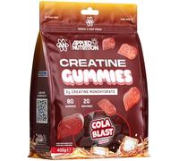 Applied Nutrition Creatine Gummies - 3000mg Creatine Monohydrate per Serving - 80 Chewable Vegan Gummies for Strength, Power & Recovery (20 Servings)