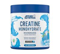 Applied Nutrition Creatine Monohydrate Powder 250g - 100% Micronized Creatine - 5g per Serving - Unflavoured - Supports High-Intensity Performance - ICY Blue Razz - 50 Servings