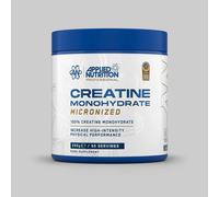 Applied Nutrition Creatine Monohydrate Powder 250g - 100% Micronized Creatine - 5g per Serving - Unflavoured - Supports High-Intensity Performance - 50 Servings