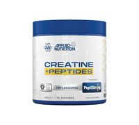Applied Nutrition Creatine + Peptide Powder 5g Creatine Monohydrate and 2.4g PeptiStrong Per Serving for Strength Endurance Recovery and Muscle Growth Unflavoured (222g -30 Servings)